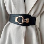 Chic and Versatile Wide Stretch Belt
