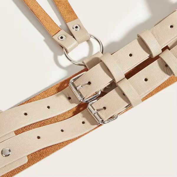 Leather Harness Belt