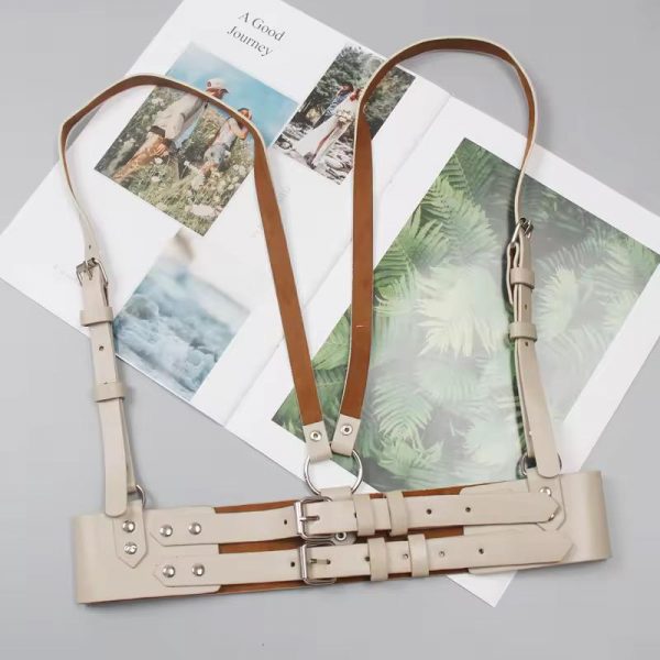 Leather Harness Belt