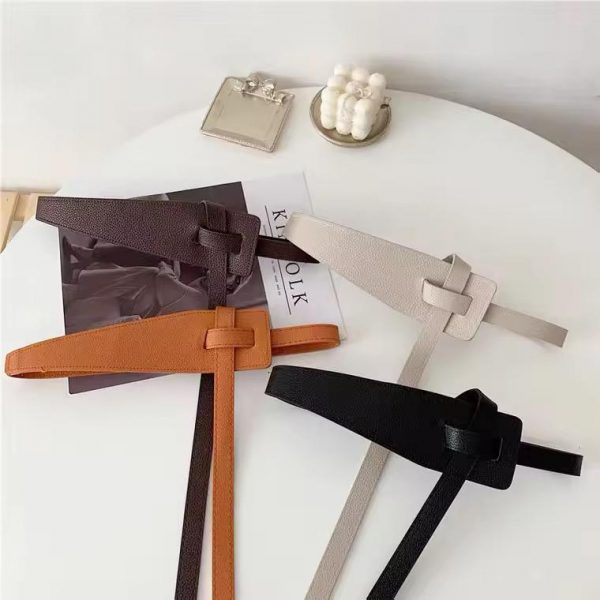 Knot-Style Leather Waist Belts