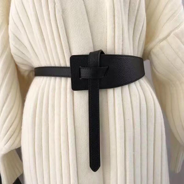 Knot-Style Leather Waist Belts