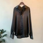 Luxurious Satin Shirts, 4 Elegant Shades