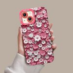 Floral Crush Silicone Case for Apple iPhone Series