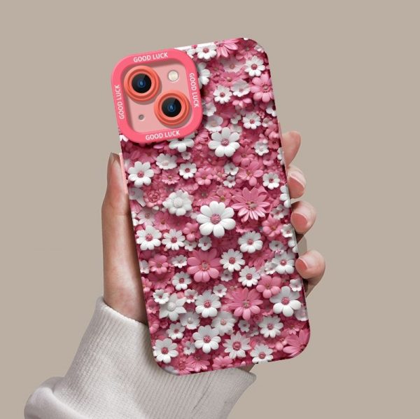 Floral Crush Silicone Case for Apple iPhone Series