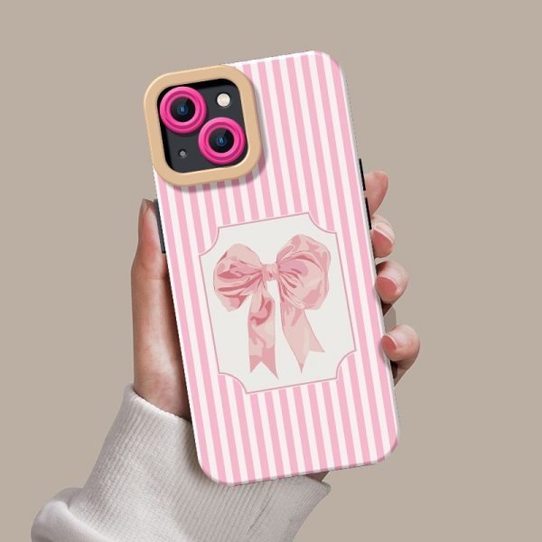 Ribbon Blush Silicone Case for Apple iPhone Series
