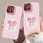 Ribbon Blush Silicone Case for Apple iPhone Series