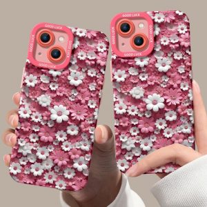 Floral Crush Silicone Case for Apple iPhone Series