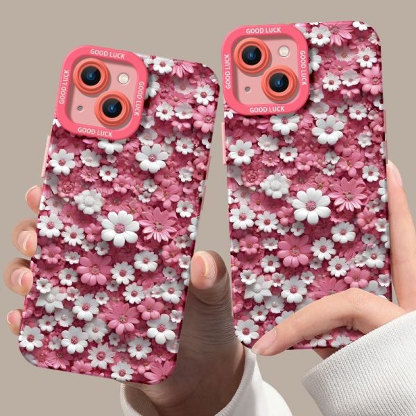 Floral Crush Silicone Case for Apple iPhone Series