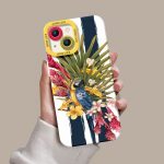 Colorful Parrot Aesthetic Silicone Case for Apple iPhone Series