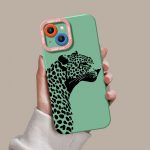 Leopard Luxe Silicone Case for Apple iPhone Series