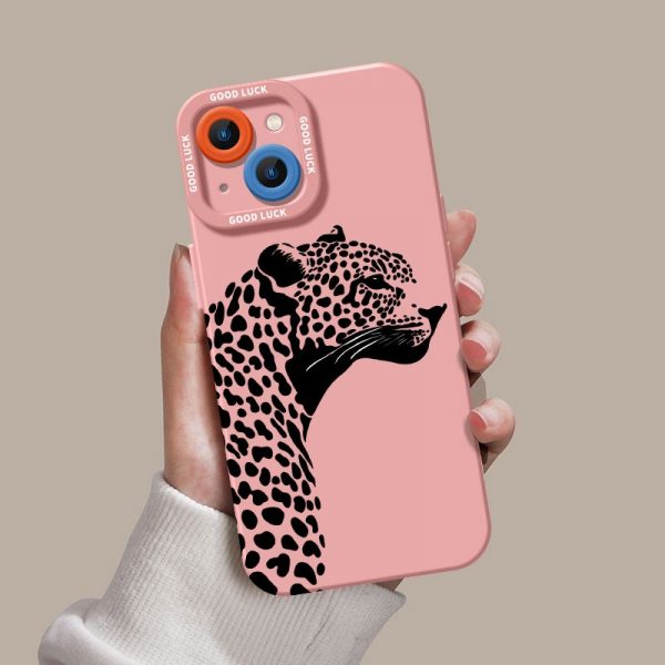 Leopard Luxe Silicone Case for Apple iPhone Series