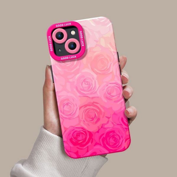 Floral Love Silicone Case for Apple iPhone Series