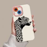 Leopard Luxe Silicone Case for Apple iPhone Series