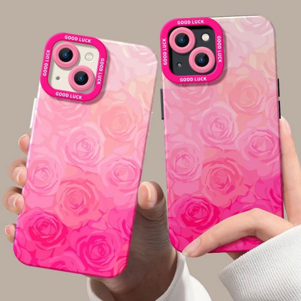 Floral Love Silicone Case for Apple iPhone Series