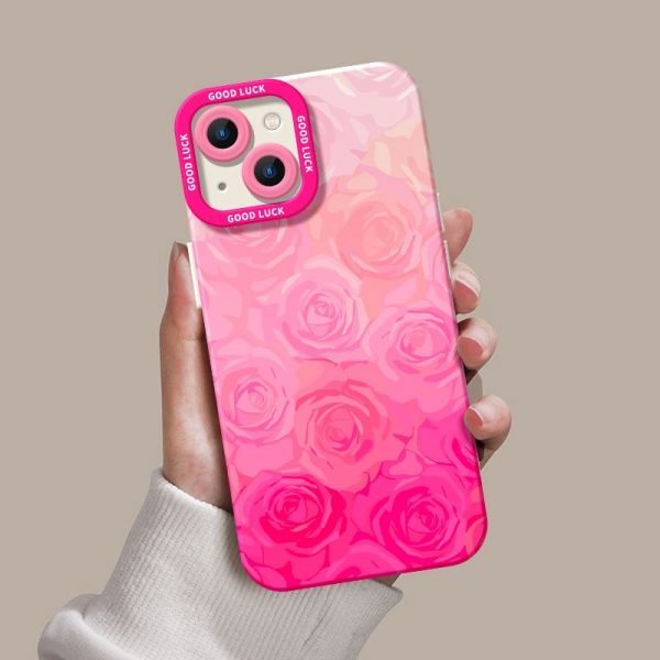 Floral Love Silicone Case for Apple iPhone Series