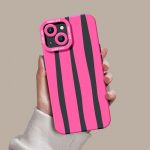 Candy Stripe Silicone Case for Apple iPhone Series