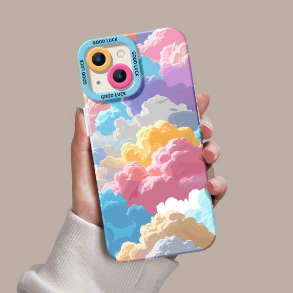 Pastel Sky Silicone Case for Apple iPhone Series