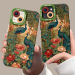 Botanical Royal Silicone Case for Apple iPhone Series
