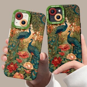 Botanical Royal Silicone Case for Apple iPhone Series