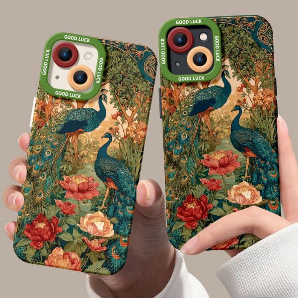 Botanical Royal Silicone Case for Apple iPhone Series