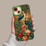 Botanical Royal Silicone Case for Apple iPhone Series