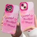 Blush Bloom Silicone Case for Apple iPhone Series