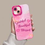 Blush Bloom Silicone Case for Apple iPhone Series