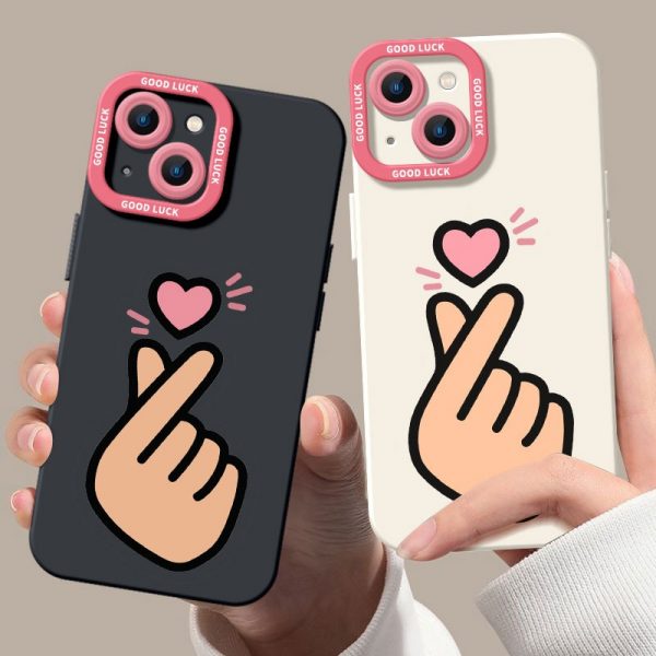 Playful Love Silicone Case for Apple iPhone Series