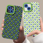 Tulip Vine Charm Silicone Case for Apple iPhone Series