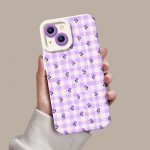 Sweet Lavender Bloom Silicone Case for Apple iPhone Series