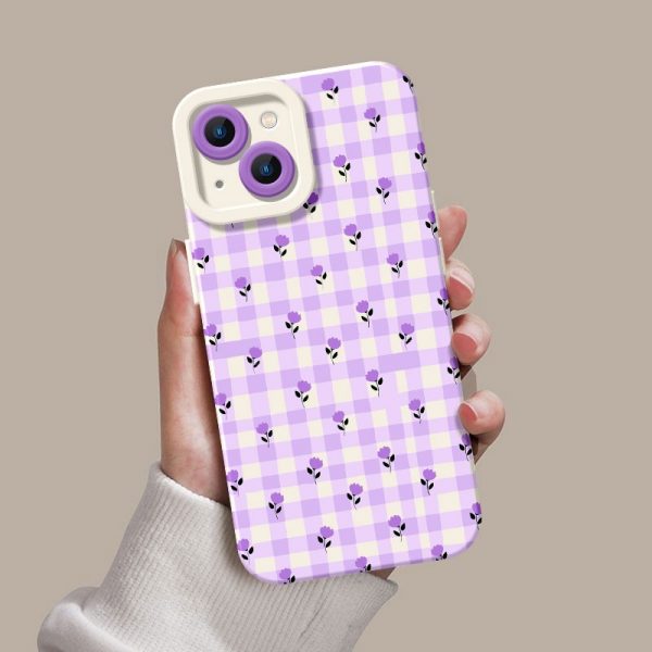 Sweet Lavender Bloom Silicone Case for Apple iPhone Series