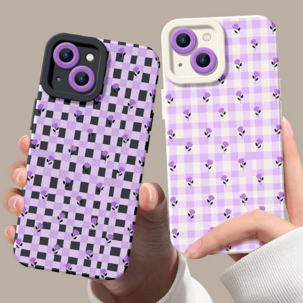 Sweet Lavender Bloom Silicone Case for Apple iPhone Series