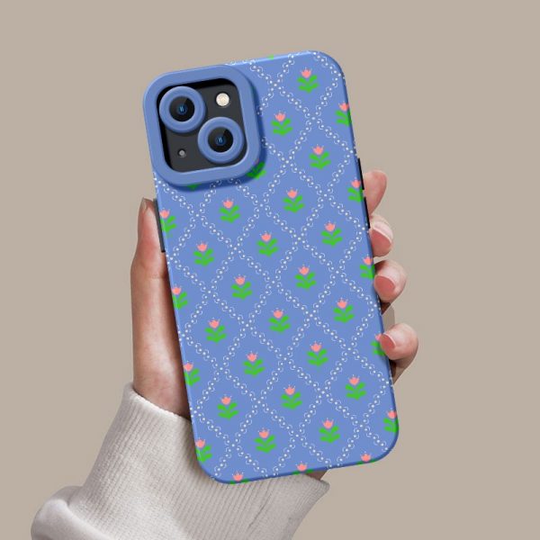 Spring Bloom Vine Silicone Case for Apple iPhone Series