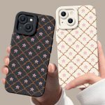Vintage Bloom Arch Silicone Case for Apple iPhone Series