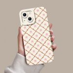 Vintage Bloom Arch Silicone Case for Apple iPhone Series